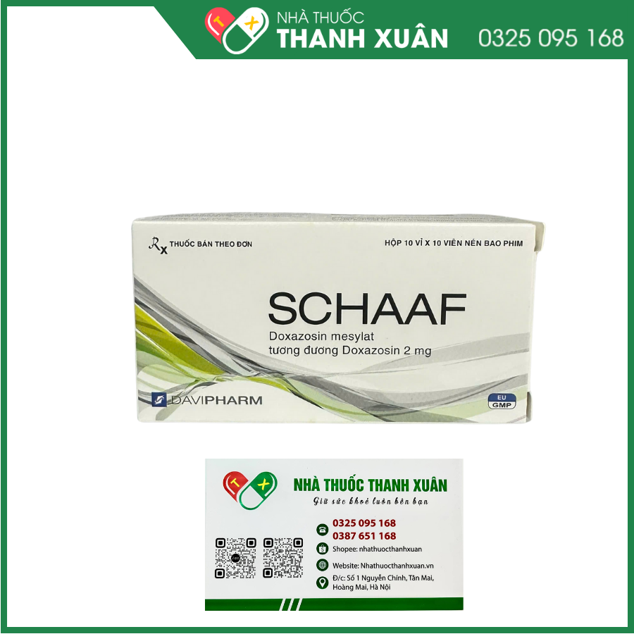 SCHAAF bệnh tăng huyết áp, phì đại lành tính tuyến tiền liệt