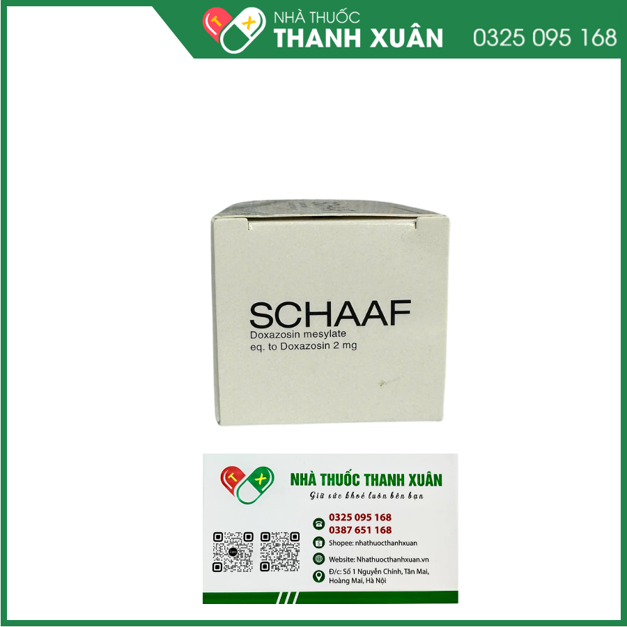 SCHAAF bệnh tăng huyết áp, phì đại lành tính tuyến tiền liệt