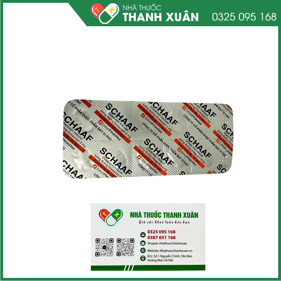 SCHAAF bệnh tăng huyết áp, phì đại lành tính tuyến tiền liệt