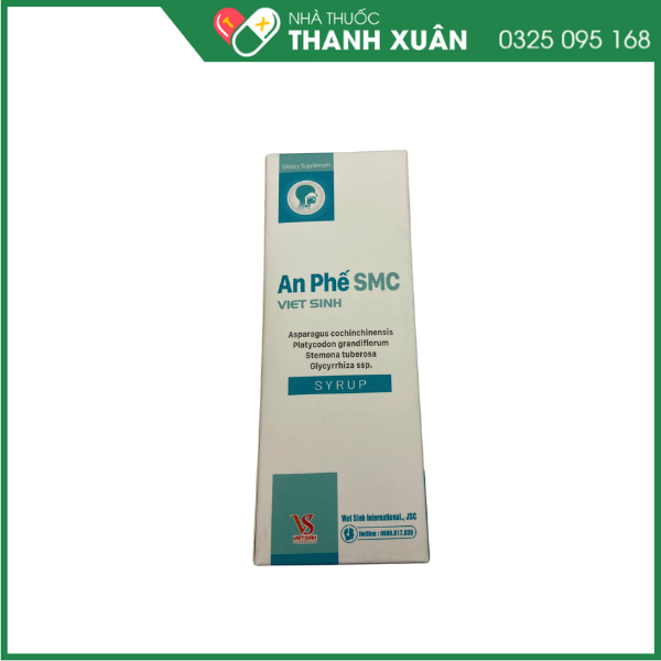 An Phế SMC hỗ trợ giảm ho, giảm đờm