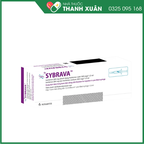 SYBRAVA điều trị bệnh tăng cholesterol máu nguyên phát hoặc rối loạn lipid máu hỗn hợp