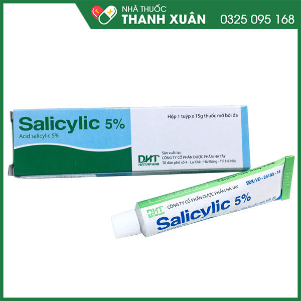 Salicylic 5% thuốc mỡ bôi ngoài da