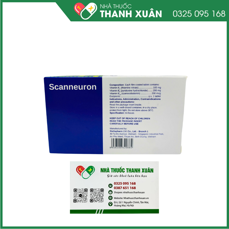 Scanneuron điều trị các rối loạn về thần kinh