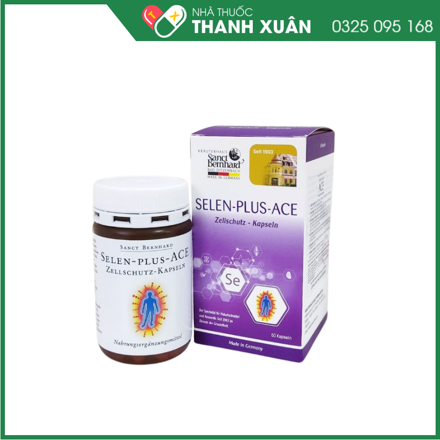 Viên uống Selen-Plus-ACE hỗ trợ chống oxy hoá