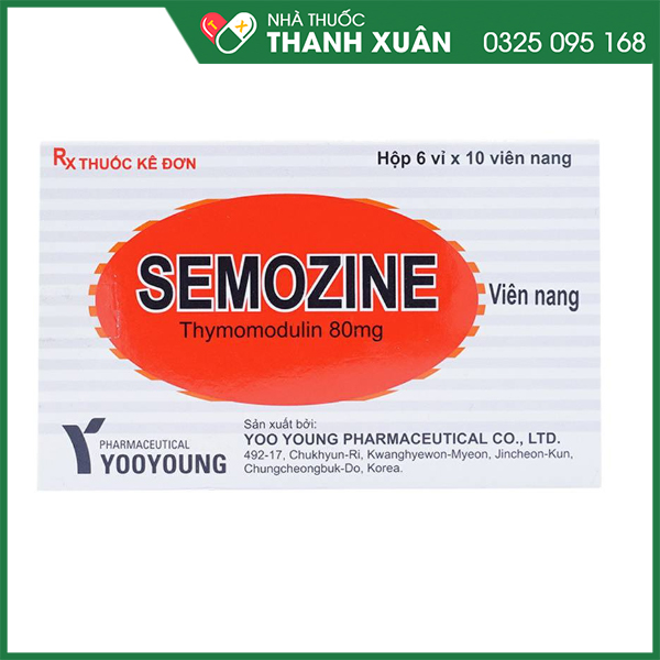Semozine tăng cường miễn dịch, hỗ trợ trị nhiễm khuẩn