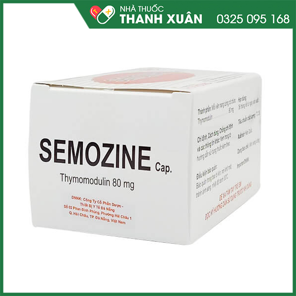 Semozine tăng cường miễn dịch, hỗ trợ trị nhiễm khuẩn