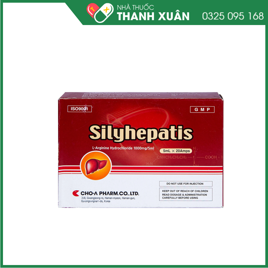 Thuốc Silyhepatis điều trị duy trì tăng amoniac máu