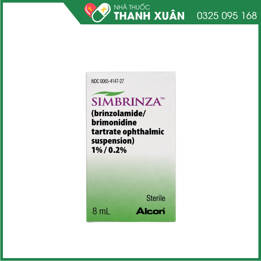 Simbrinza - Điều trị giảm áp lực nội nhãn