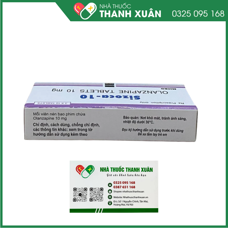 Sizoca-10 điều trị rối loạn tâm thần