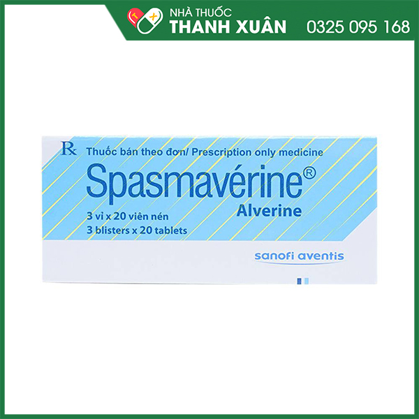 Spasmaverine giảm đau do co thắt tiêu hóa