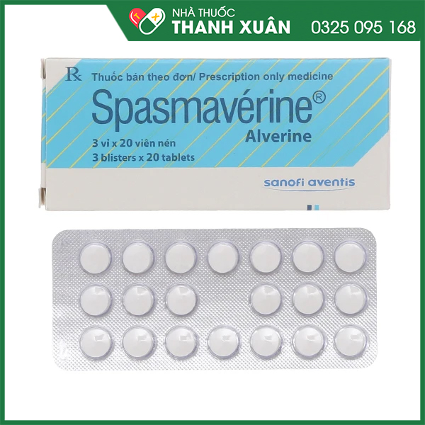 Spasmaverine giảm đau do co thắt tiêu hóa