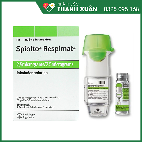 Spiolto Respimat trị hen và tắc nghẽn phổi mạn tính