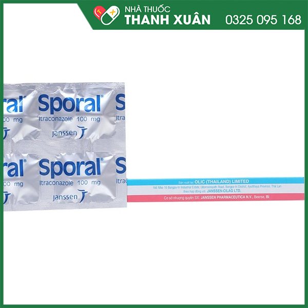 Sporal trị các bệnh nấm phụ khoa