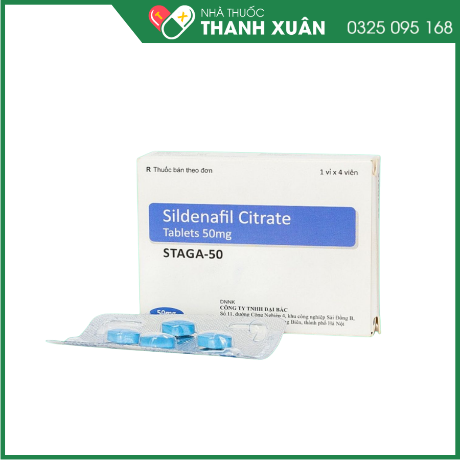 Staga-50 điều trị rối loạn cương dương