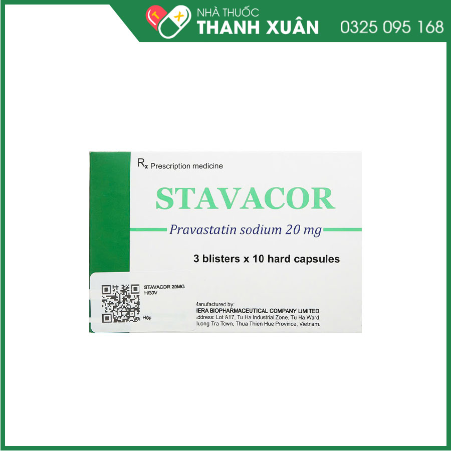 Stavacor điều trị tăng Cholesterol máu, dự phòng nhồi máu cơ tim, dự phòng giảm tăng lipid máu ở bệnh nhân đang sử dụng thuốc ức chế miễn dịch sau ghép cơ quan