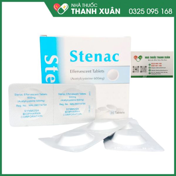 Stenac - Điều trị viêm phế quản cấp và cơn cấp của viêm phế quản-phổi mạn tính