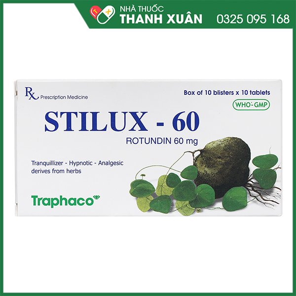 Stilux-60 giảm lo âu, căng thẳng