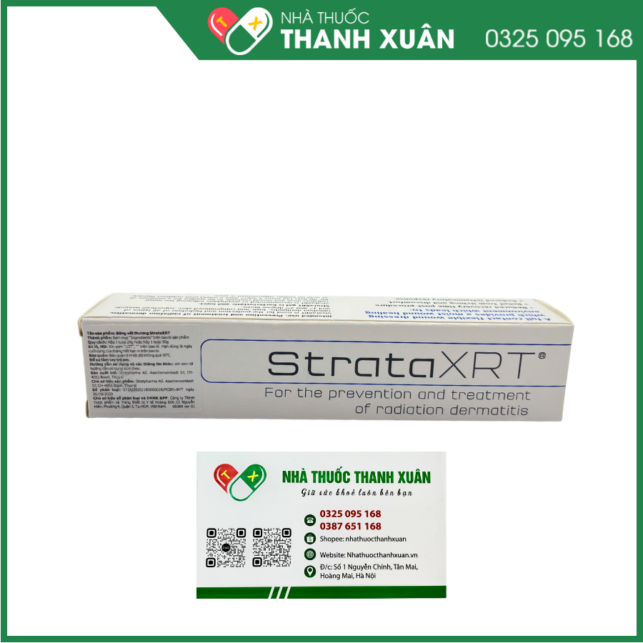 StrataXRT - Phòng ngừa và điều trị viêm da do xạ trị
