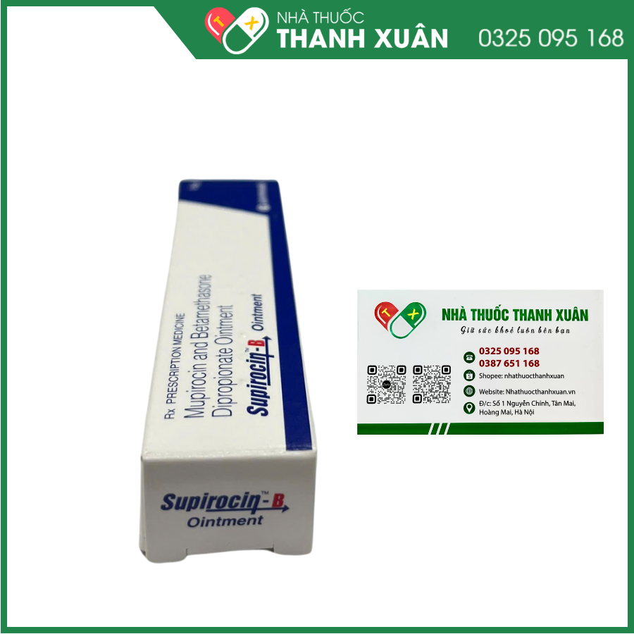 Supirocin-B thuốc điều trị các bệnh về da