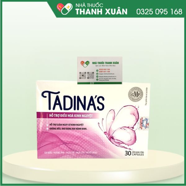 TADINA'S - Thực phẩm hỗ trợ điều hòa kinh nguyệt