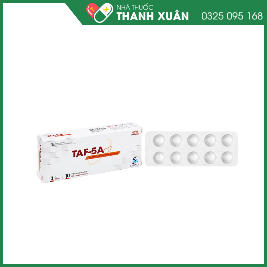 TAF-5A điều trị bệnh viêm gan siêu vi B
