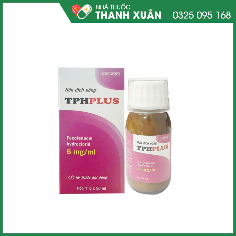 Tphplus thuốc điều trị viêm mũi dị ứng, dị ứng da, dị ứng đường hô hấp trên