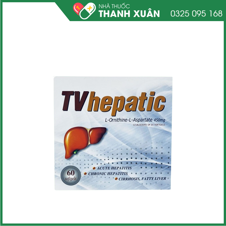 TVhepatic hỗ trợ điều trị xơ gan, viêm gan