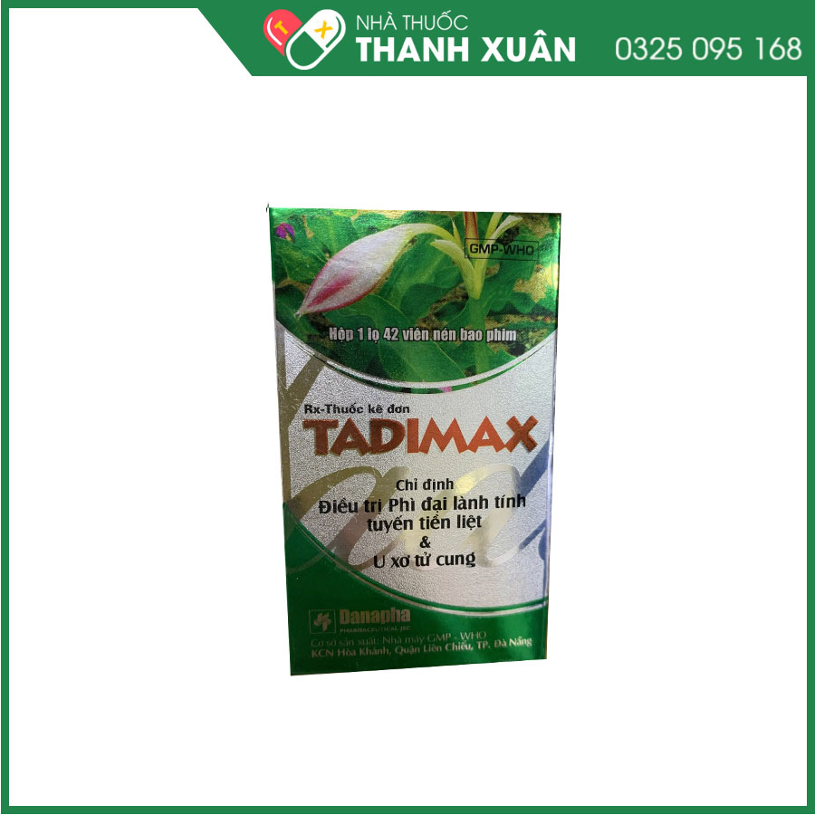Tadimax điều trị phì đại lành tính tuyến tiền liệt và u xơ tử cung