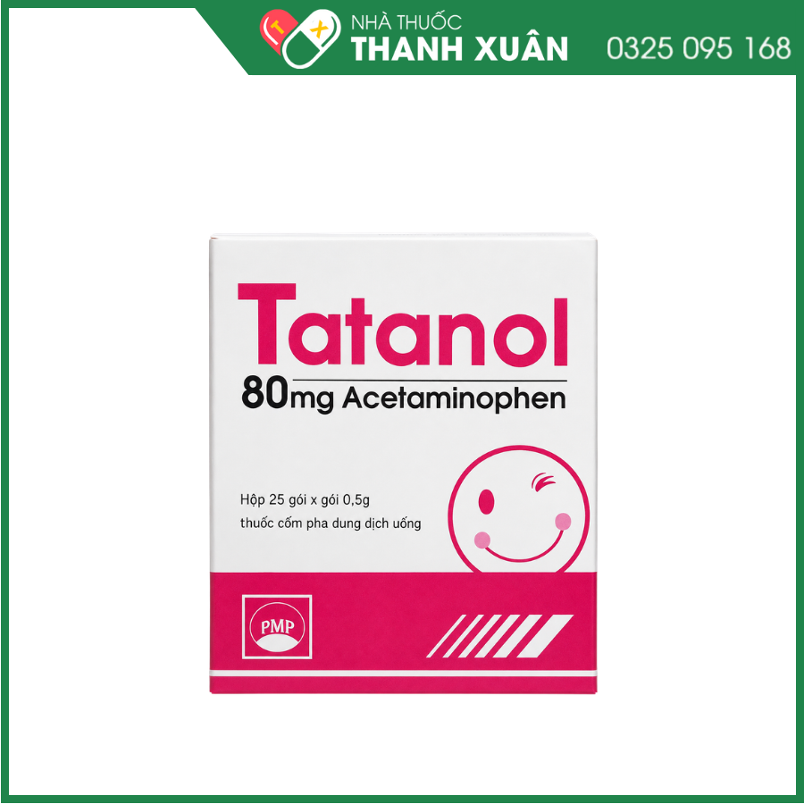 Tatanol 80mg - Thuốc giảm đau, hạ sốt hiệu quả