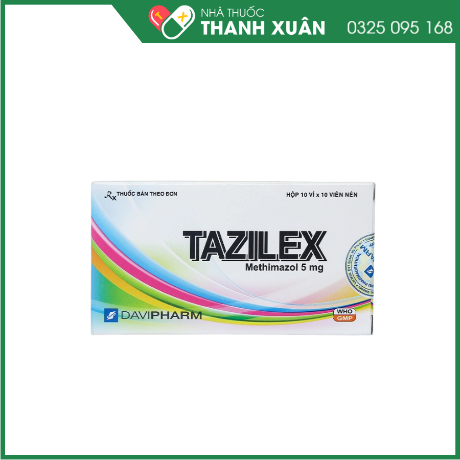 Tazilex trị triệu chứng nhiễm độc giáp