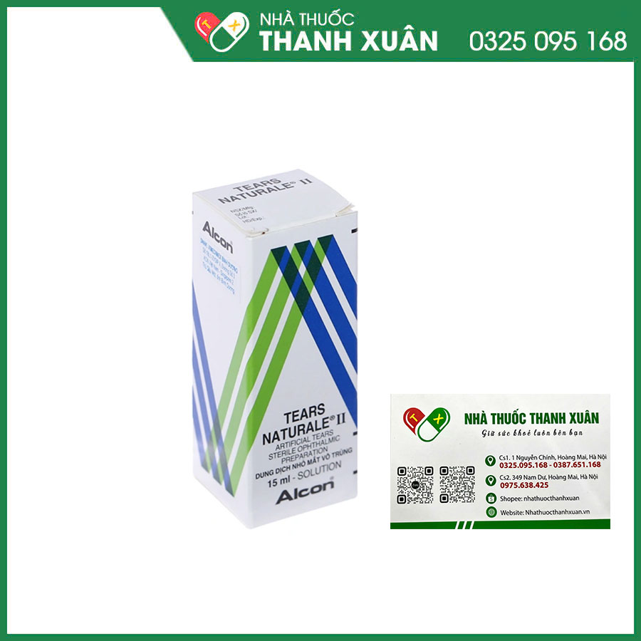 Tears Natural II điều trị các trường hợp khô mắt, kích ứng mắt, hội chứng Sjõgren