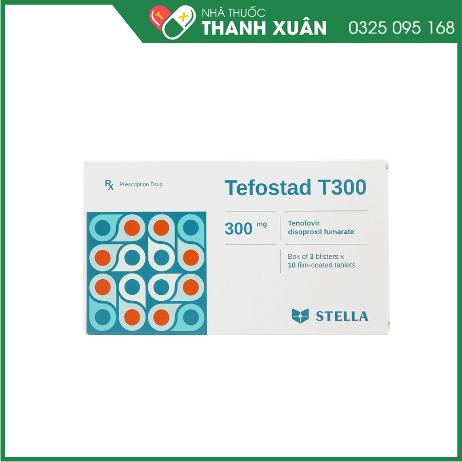 Thuốc Tefostad T300 Stella phòng và điều trị nhiễm HIV-1