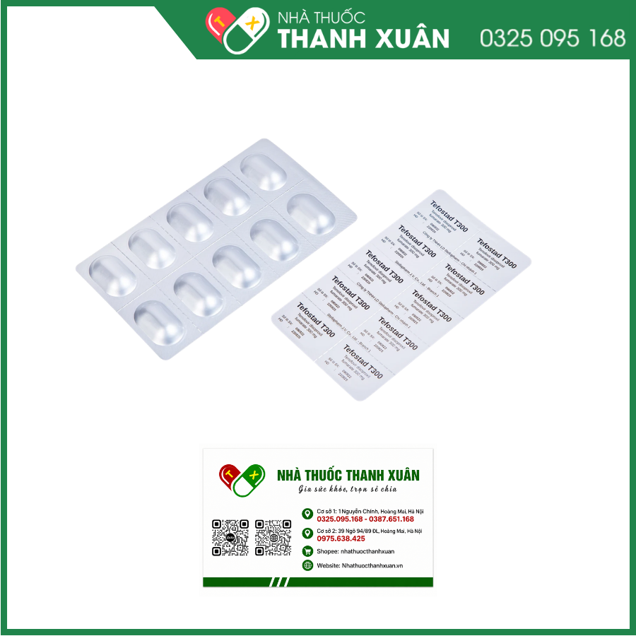 Thuốc Tefostad T300 Stella phòng và điều trị nhiễm HIV-1
