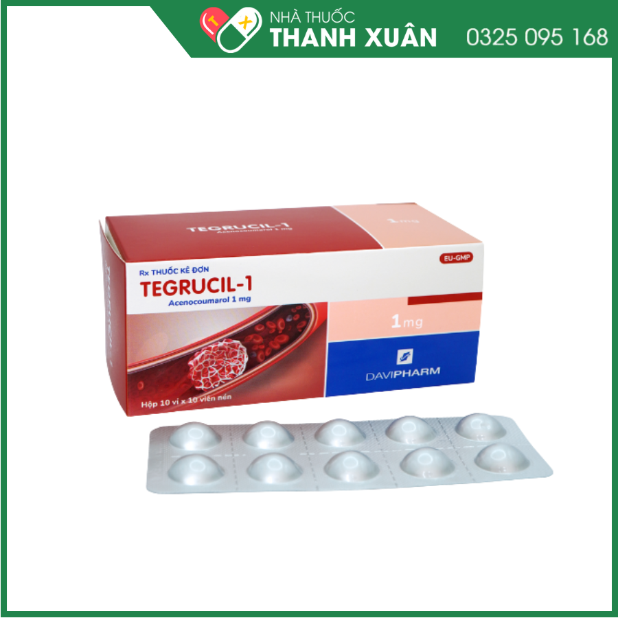 Tegrucil-1 - Dự phòng huyết khối tắc mạch