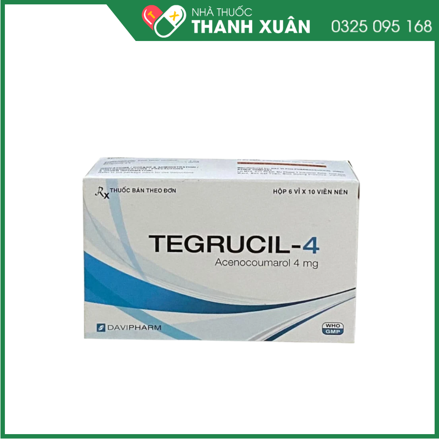 Tegrucil-4 - Dự phòng huyết khối tắc mạch