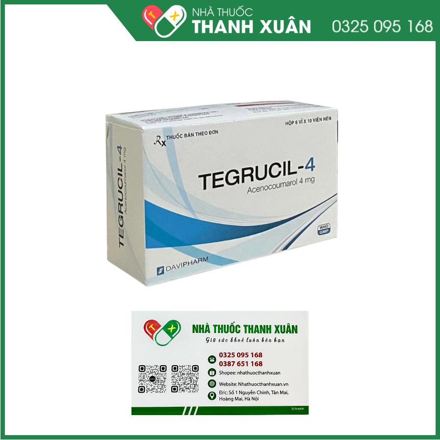 Tegrucil-4 - Dự phòng huyết khối tắc mạch