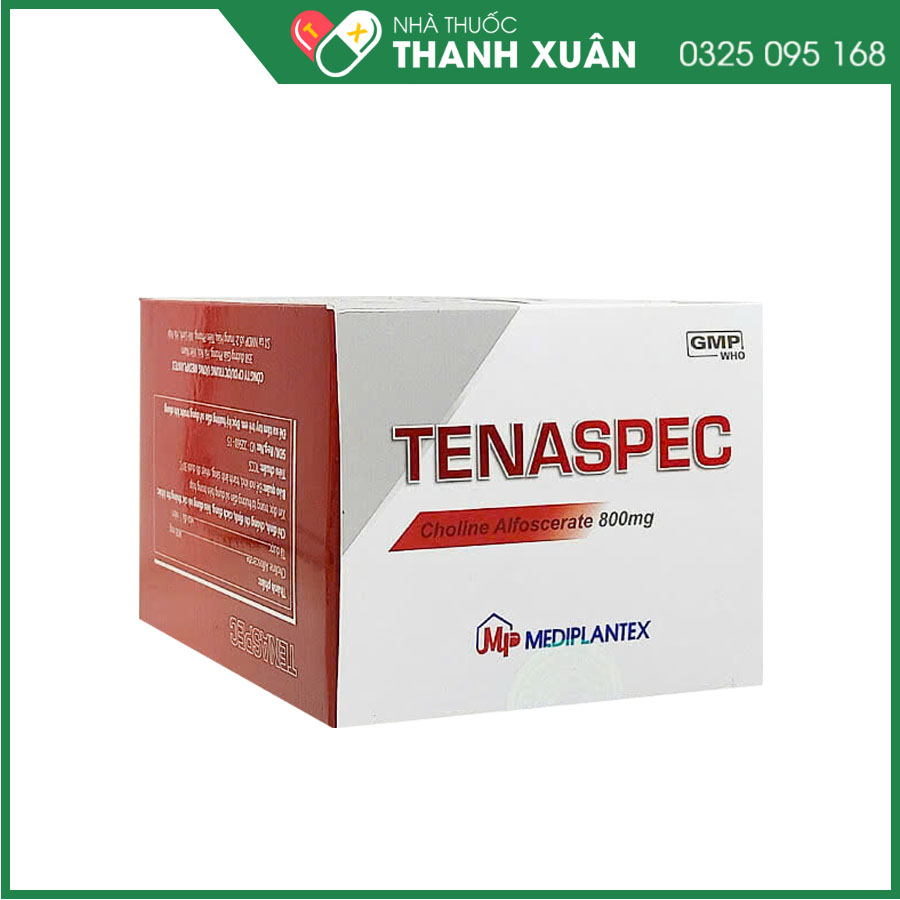 Thuốc Tenaspec điều trị các triệu chứng suy giảm chức năng tuần hoàn não, giúp cải thiện chứng sa sút trí tuệ, giảm chức năng vận động ở những người suy giảm trí nhớ