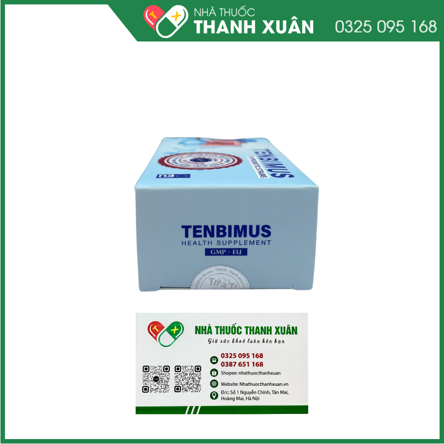 Tenbimus – Men vi sinh đa chủng châu Âu cải thiện hệ vi sinh đường ruột
