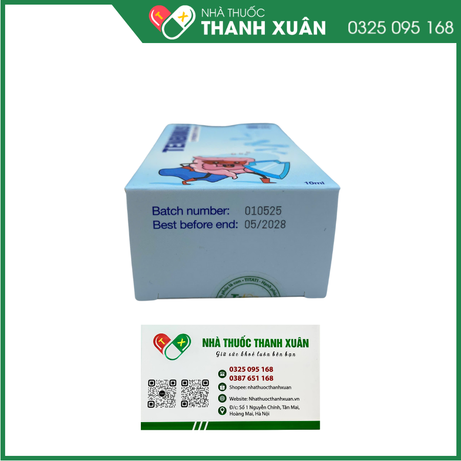 Tenbimus – Men vi sinh đa chủng châu Âu cải thiện hệ vi sinh đường ruột