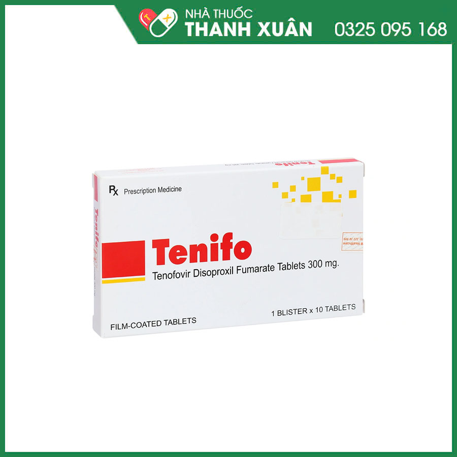 Tenifo thuốc điều trị nhiễm HIV, viêm gan B