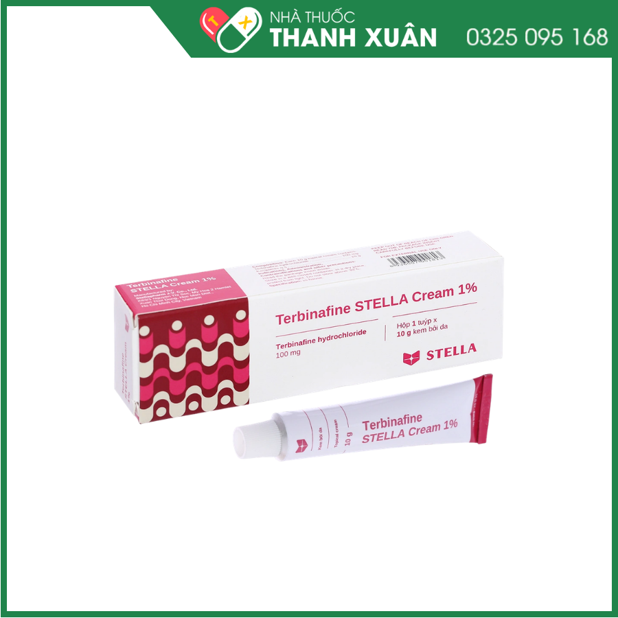 Terbinafine Stella cream 1% điều trị nấm da