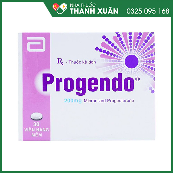Thuốc Progendo 200mg Hỗ trợ sinh sản, thiếu hụt progesterone 