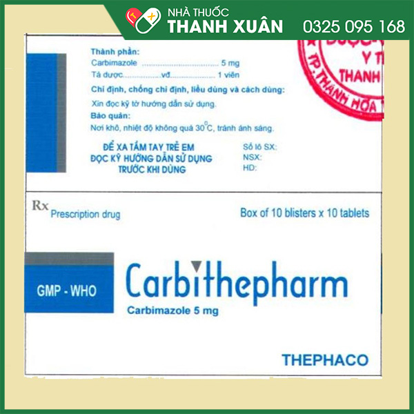 Thuốc Carbithepharm 5mg