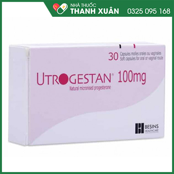 Thuốc Utrogestan 100mg - điều trị vô sinh thứ phát, dưỡng thai