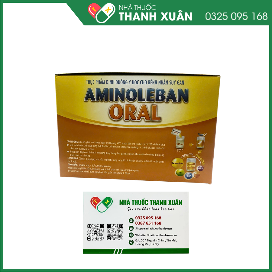 Thuốc Aminoleban cho bệnh nhân suy gan