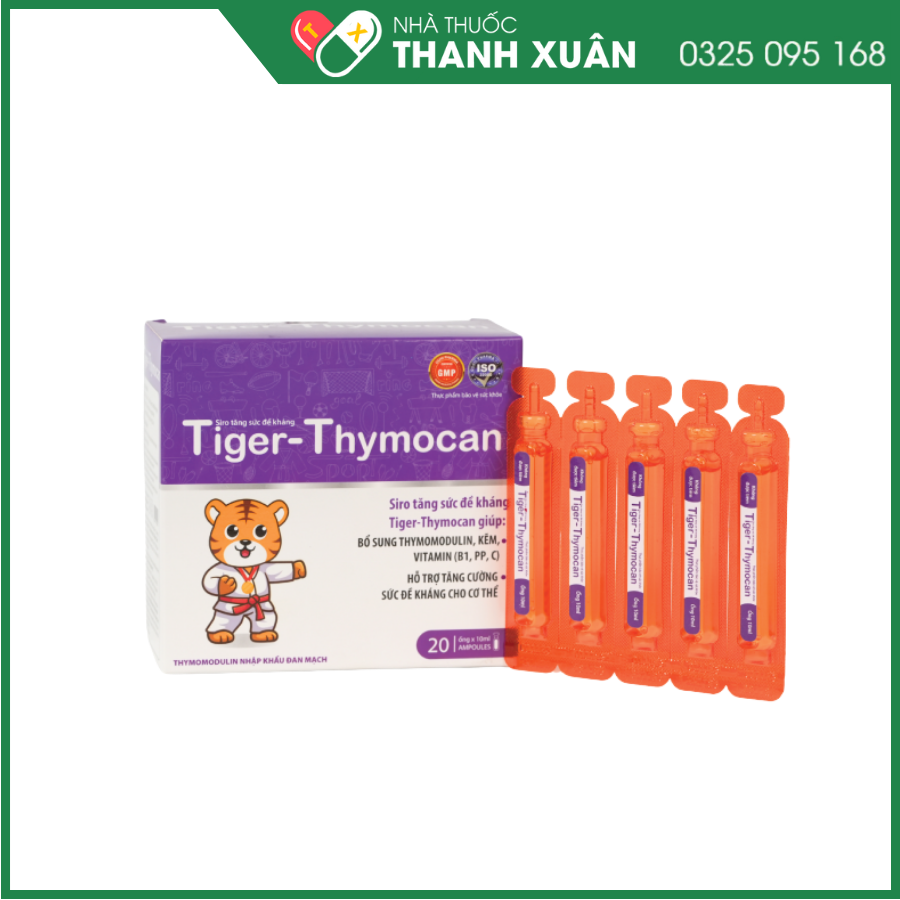 Tiger-Thymocan - Giúp bổ sung thymomodulin, kẽm, vitamin