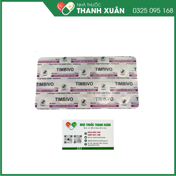Timbivo điều trị viêm mũi dị ứng, mề đay