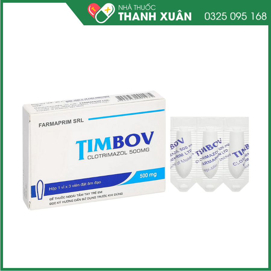 Timbov điều trị nhiễm khuẩn hỗn hợp tại âm đạo