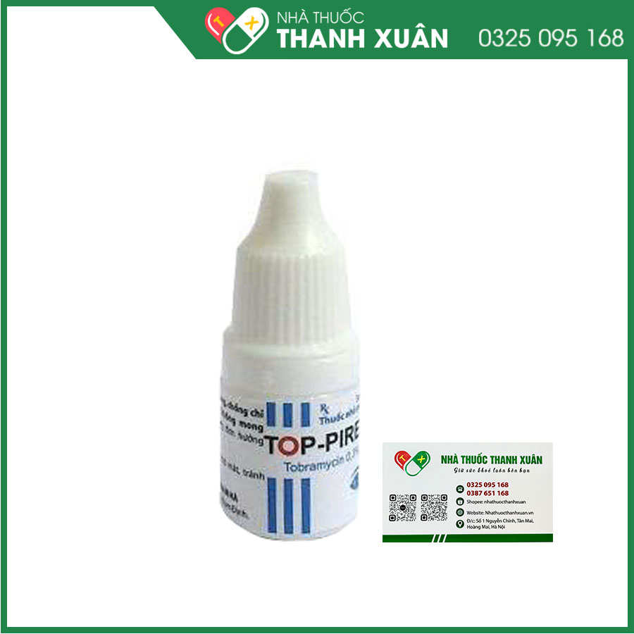 Thuốc Top-Pirex điều trị các nhiễm khuẩn về mắt