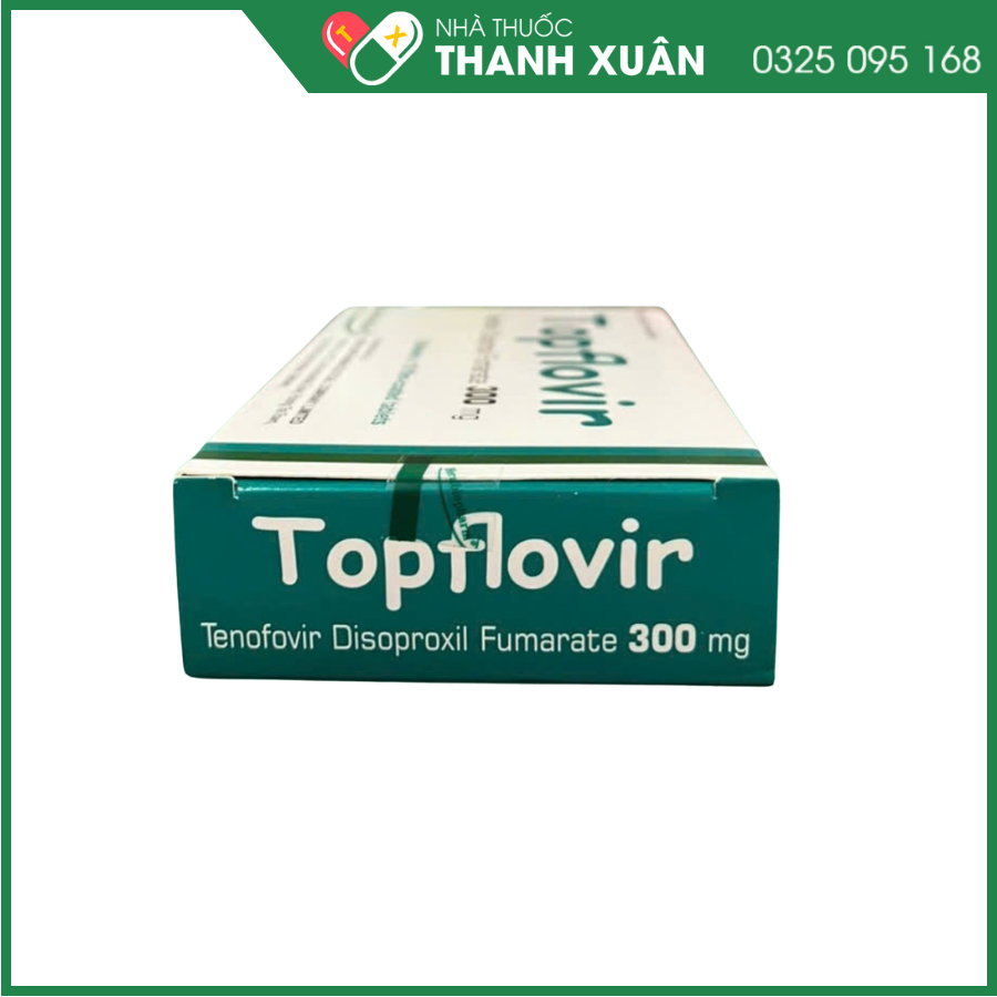 Topflovir 300 điều trị nhiễm HIV-1 bệnh viêm gan siêu vi B mạn tính
